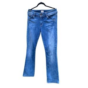 Hudson Jeans Beth Midrise Baby Boot Women’s Size 27 Med Dark Wash Stretch Denim